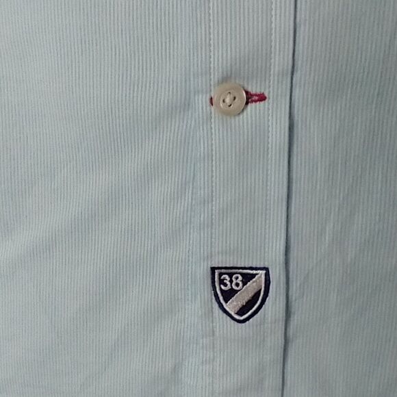 Men’s Cremieux Classics Slim Fit Stretch Oxford Short Sleeve Shirt Size Medium - Picture 7 of 9